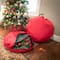 Santa&#x27;s Bag 36&#x22; Hanging Christmas Wreath Storage Container